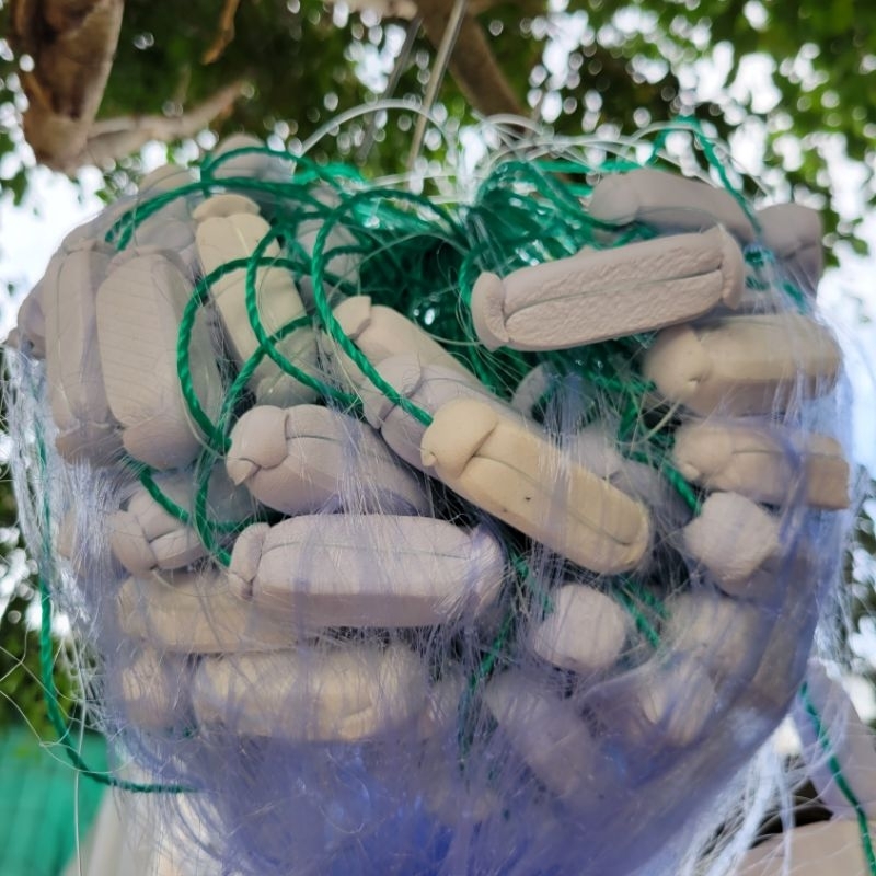 ,Phao TO, Dài 75m, Cao 1m2, Nặng 1.7kg, Cước lưới 011., Đánh biển và Sông