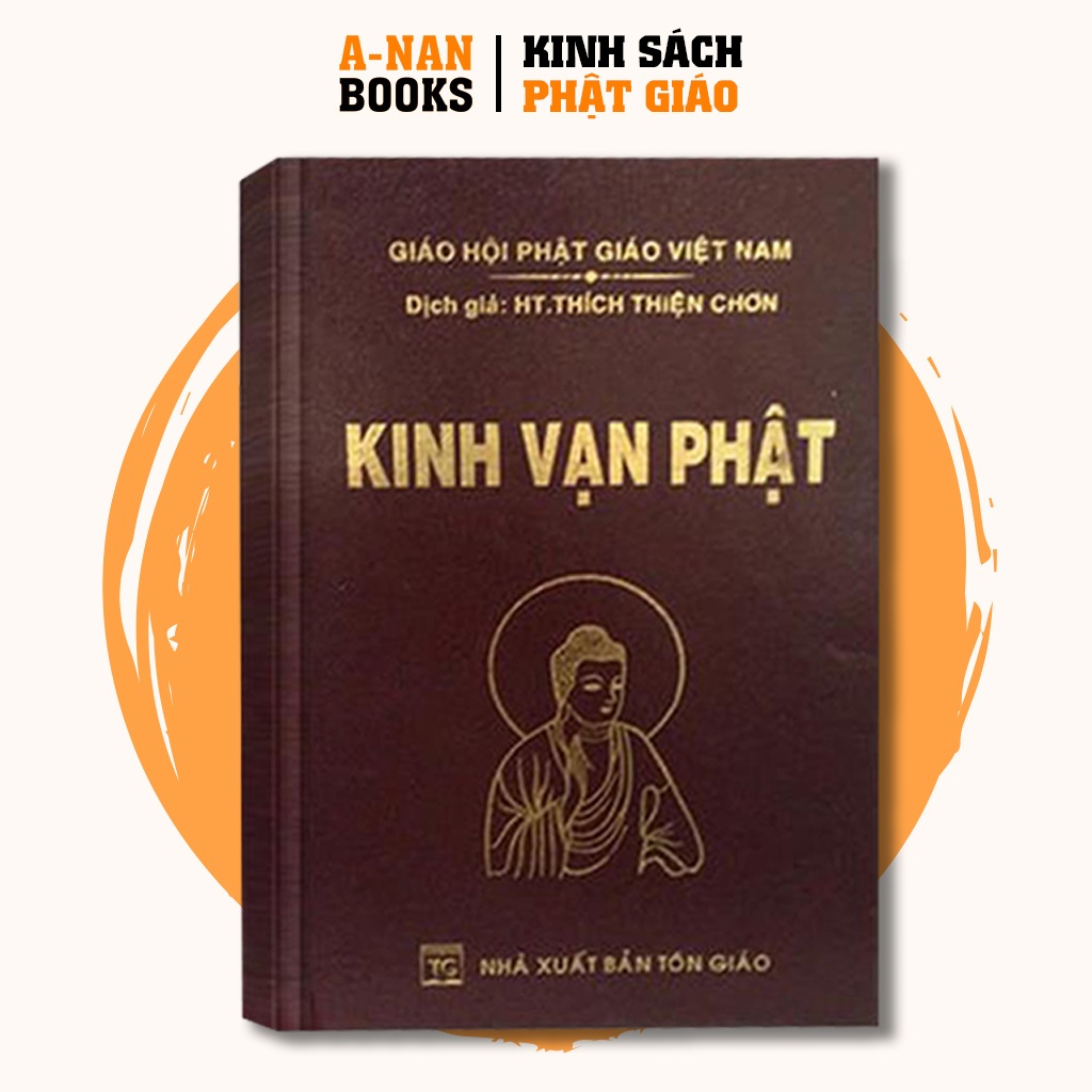 Sách - Kinh Vạn Phật (Bìa da) - Anan Books