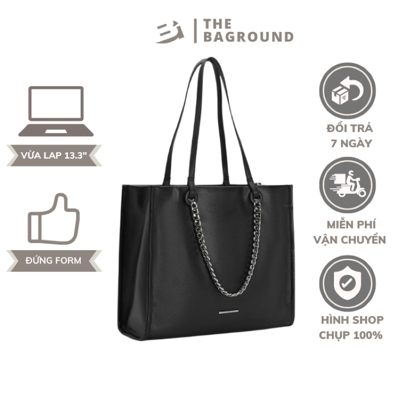 TÚI TOTE/ ĐEO VAI - CÔNG SỜ/ ĐI HỌC/ ĐI LÀM - ĐỨNG FORM - CỠ LỚN VỪA LAP 13.3INCHES - HS SV
