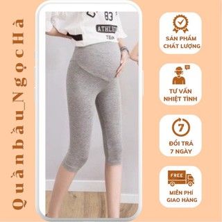 Quần bầu legging lửng nâng mông hàng đẹp - 123