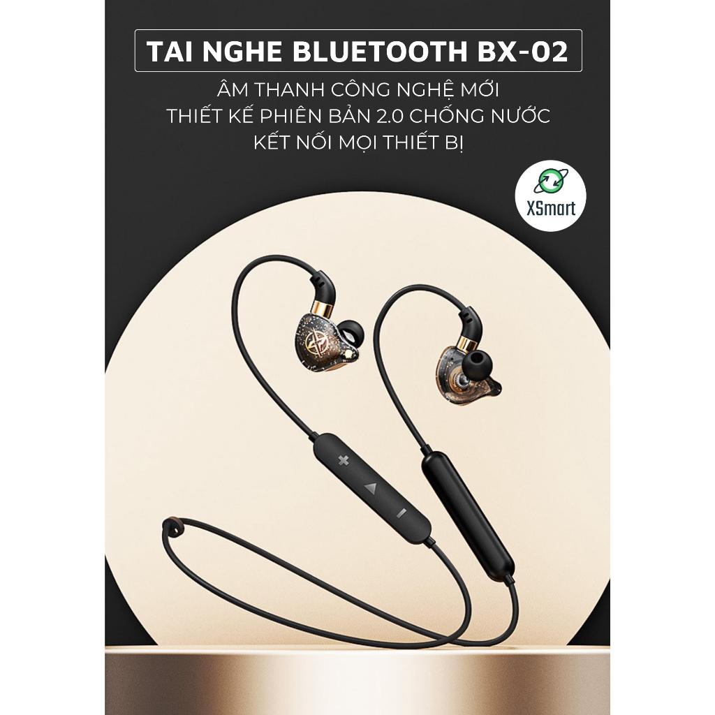 Tai Nghe Bluetooth Không Dây Thể Thao BX-02 Phiên Bản Mới Âm Thanh BASS Sâu, Có Mic | BigBuy360 - bigbuy360.vn