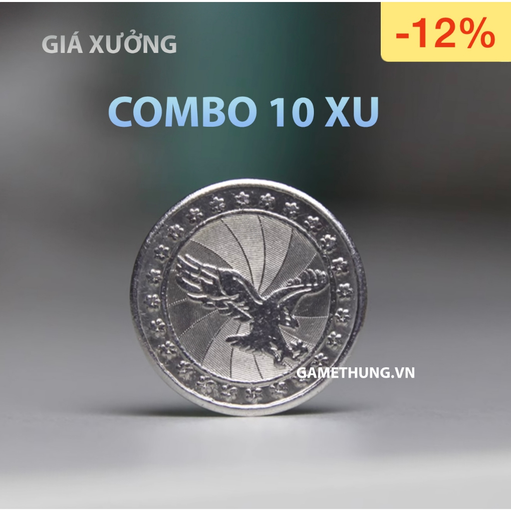 [10 xu ĐẠI BÀNG] Thẻ xu máy game trò chơi siêu thị