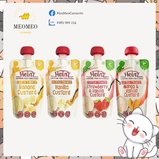Váng sữa Heinz Little Treats Custard Úc cho bé từ 6 tháng tuổi