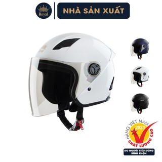 Nón bảo hiểm Royal M134D có kính, form nhỏ gọn, thời trang, phù hợp cho cả nam và nữ, bảo hành chính hãng 1 năm