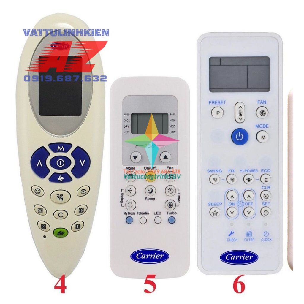 Điều khiển điều hòa CARRIER