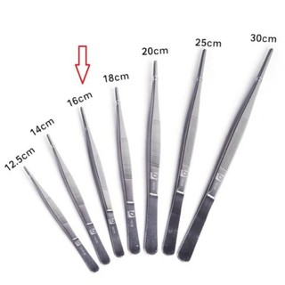 Nhíp gắp y tế thẳng không mấu pakistan 12,14,16,18,20,25,30cm