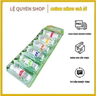[Combo] 1 Vỉ 6 Ống hít thông mũi xanh lá Green Herb Thái Lan