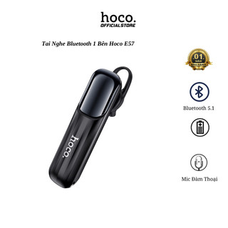 Tai nghe bluetooth Hoco E57 tai nghe nhét tai 1 bên có mic đàm thoại 10h nghe nhạc. 