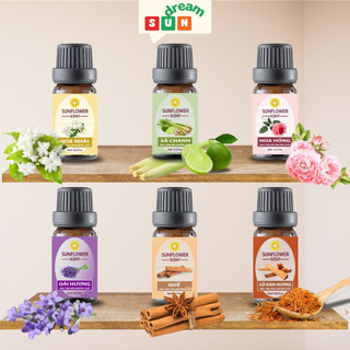 Tinh Dầu Nguyên Chất Thiên Nhiên SunFlower 10ml Khử Mùi, Làm Thơm Phòng, Massage Và Giảm Căng Thẳng Hiệu Quả