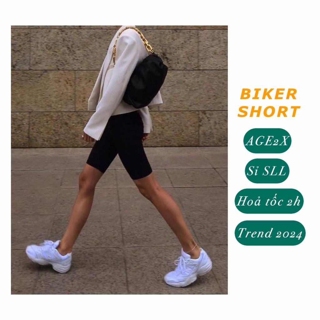 🔥 QUẦN BIKER SHORT CHÍNH HÃNG💥 Đủ Loại Đủ Màu phom chuẩn có 2 túi thật, chất co giãn thấm hút mồ hôi.