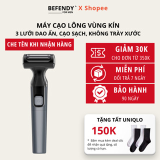 Máy Cạo Lông Vùng Kín Befendy` - Dao Cạo Lông Vùng Bikini Cho Nam Nữ, Cạo Sạc, Không Trày Xước