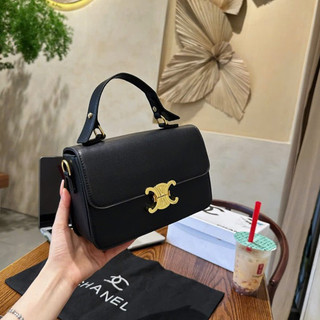 Túi xách cầm tay đeo chéo size 22 da mịn fom cứng cáp thời trang trẻ