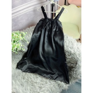 Đầm Ngủ Vải Phi Lụa Mềm Mịn Freesize Dưới 60kg
