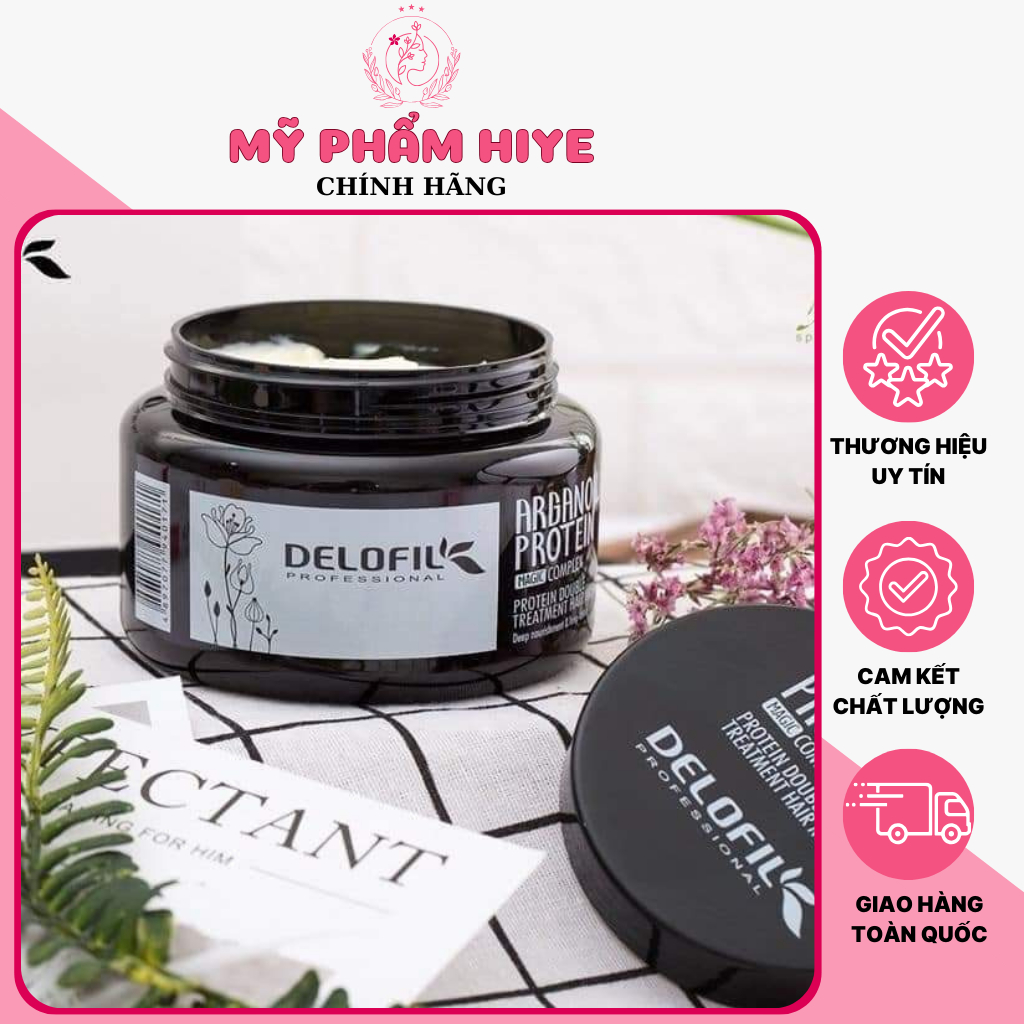 Kem Ủ Tóc Phục Hồi Tóc Hư Tổn Delofil Protein Hair Mask 500ml