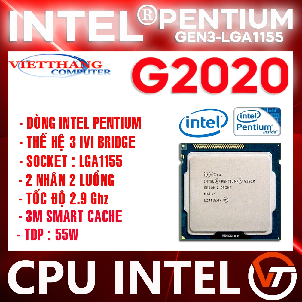 CPU G2020 chạy socket 1155 ( 2nd )