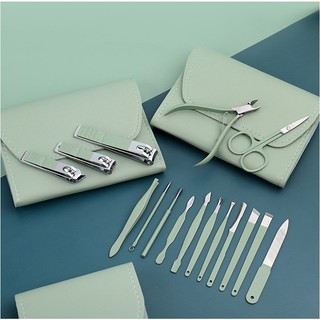 Bộ dụng cụ bấm móng tay 18 món - bộ cắt, bấm dũa móng tay - sét dụng cụ làm móng 3dm 18 chi tiết nail care cao cấp