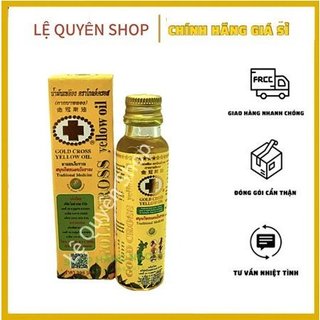 Dầu thảo dược thập tự vàng 24ml xoa bóp
