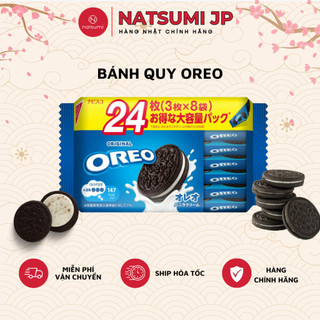 Gói bánh quy sô cô la OREO Original, sô cô la kẹp kem vani 24 miếng socola Mỹ chocolate