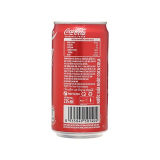 Thùng 24 lon nước ngọt Coca Cola 235ml/ 320ml