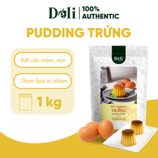 Pudding trứng Déli - chuyên dùng làm topping trà sữa - thơm béo, mềm mại