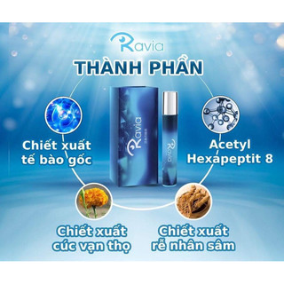 Thanh lăn mắt ravia - hỗ trợ quầng thâm bọng mắt