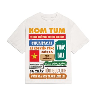 Áo thun unisex 63 Tỉnh Thành KON TUM - Nhà Rồng Kon Klor
