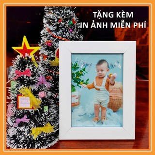 Khung ảnh để bàn treo tường 13x18cm - Tặng Kèm In Hình Ảnh miễn phí