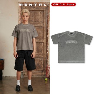 Áo thun wash phong cách thời trang destroyed - mental ® boxy