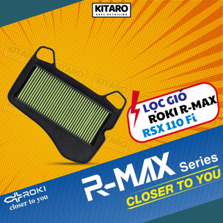 Lọc gió, lọc khí xe wave rsx 110 fi chính hãng roki r-max-g