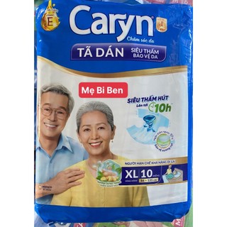 [SIZE DÁN XL10] Tã Bỉm Dán Người Lớn Caryn Siêu Thấm Size XL10/XL20 Miếng