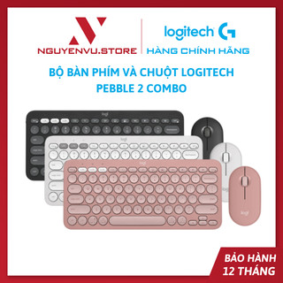Bộ bàn phím và chuột logitech pebble 2 combo bàn phím logitech k380s + chuột logitech m350s - hàng chính hãng