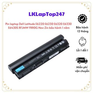 Pin laptop dell latitude e6220 e6230 e6320 e6330 e6430s rfjmw frr0g bảo hành 1 năm
