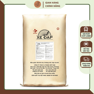 Bột làm bánh Sticky bread hiệu Xe Đạp loại 10 kg, bột trộn sẵn thành phần tự nhiên, tốt cho sức khoẻ