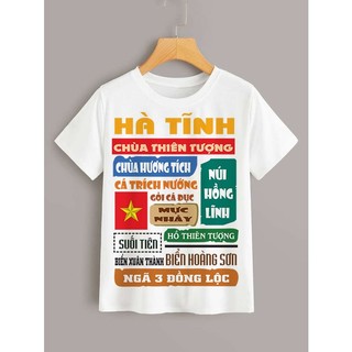 Áo thun unisex 63 Tỉnh Thành HÀ TĨNH - Biển Hoàng Sơn