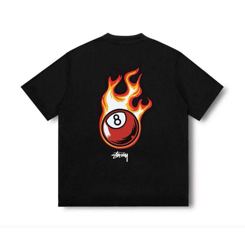 Áo Thun Stussy Bi 8 Lửa Fulltag Cao Cấp