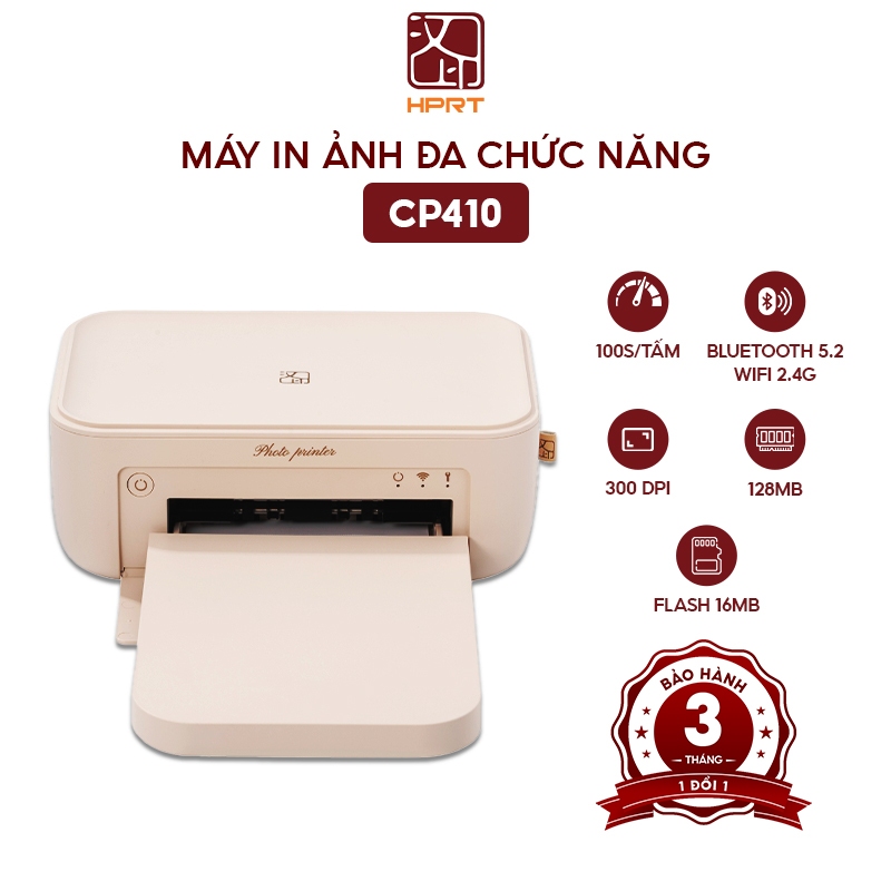 Máy in ảnh đa chức năng-Photo Printer-CP4100-in ảnh tiện lợi, hỗ trợ nhiều kích thước ảnh-Bảo hành 3