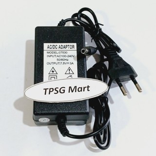 Nguồn Adapter DC 7.5V - 1A / 7.5V - 2A / 7.5V - 3A  (Đầu cắm 5.5mm x 2.1mm)