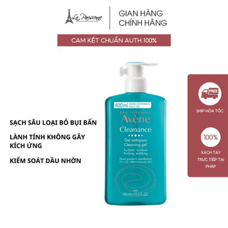 Sữa Rửa Mặt Dạng Gel Cho Da Dầu Mụn Avène Cleansing Gel 200ml - 400ml