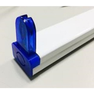 <Giao tỉnh> Máng LED T8 1M2 đơn, đôi màu trắng ( không bao gồm đèn )