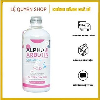 [HÀNG LOẠI 1] Sữa Tắm Dưỡng Trắng Da Alpha Arbutin 3+ Plus Collagen Bath Cream Thái Lan