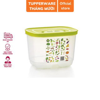 Hộp trữ mát có nút hô hấp Tupperware Vent Ventsmart 1.8L cao nhựa nguyên sinh