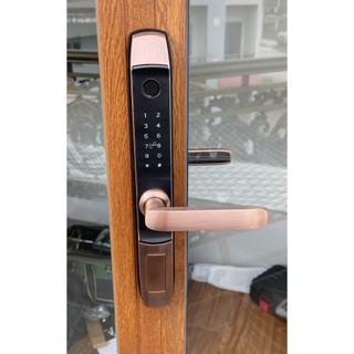 Mẫu mới 2024 - khóa vân tay thông minh quản lý qua app ttlock - có chốt riêng tư