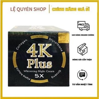 [Hàng chính hãng] Kem Dưỡng Trắng Da 4K Plus 5X Whitening Night Cream Thái Lan 20gr