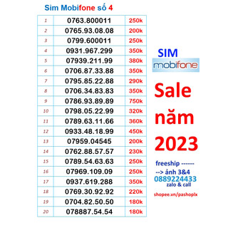 Sim Mobifone số đẹp 4
