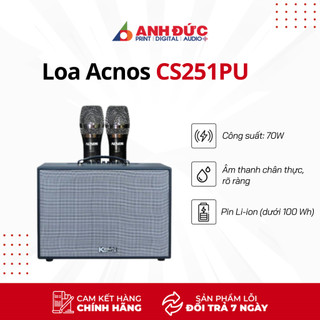Loa karaoke acnos cs251pu - hàng chính hãng bảo hành 12 tháng
