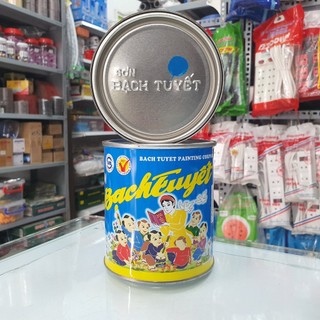 Sơn dầu màu xanh dương 715 bạch tuyết 1kg