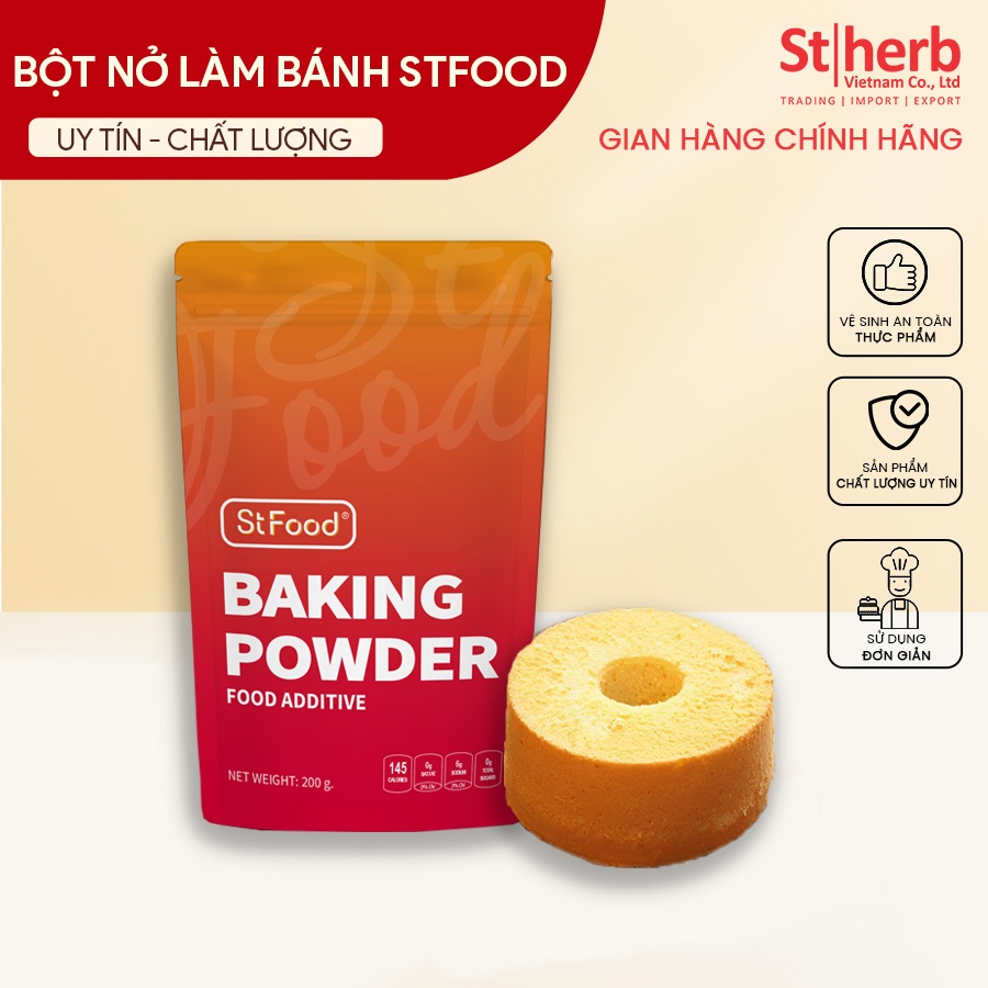  Bột Nở Làm Bánh Baking Powder Thương Hiệu StFood Trọng Lượng 200G 