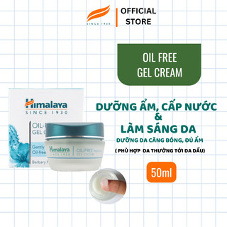 [HSD: 31.7.2025] Kem dưỡng ẩm trắng da dành cho da dầu Himalaya Oil Free Radiance Gel Cream Premium 50ml