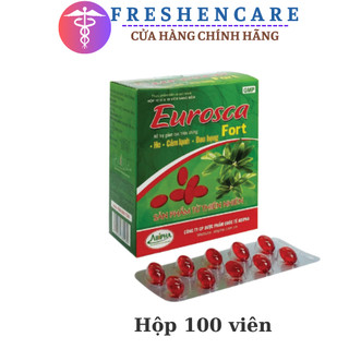 Eurosca, Eurosca Fort Abipha - Giảm ho, thông mũi, giảm triệu chứng đau họng, cảm lạnh