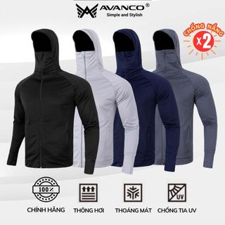 Áo chống nắng nam 2 lớp 3M AV AVANCO chống tia UV cao cấp, mẫu mới mùa hè